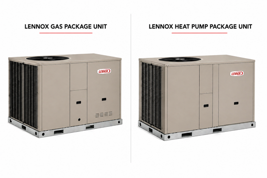Lennox Gas Pack / Heat Pump Package Units